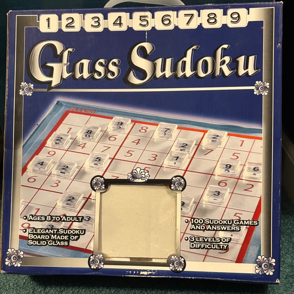 Glass Sudoku Game Set